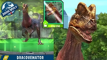 NEW DRACOVENATOR UNLOCKED & BATTLES!! Jurassic World Alive