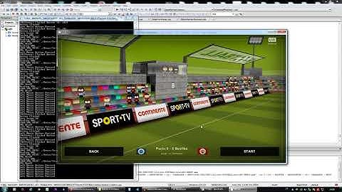 🇵🇹 Irrlicht - Experimental: Football Game (Boring debugging video)