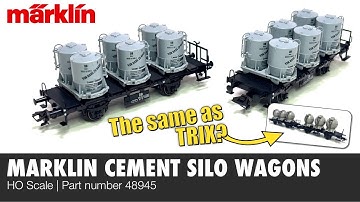 MEER VAN HETZELFDE? Marklin cementsilowagens dubbelpak - HO-schaal modelspoor review | 48945
