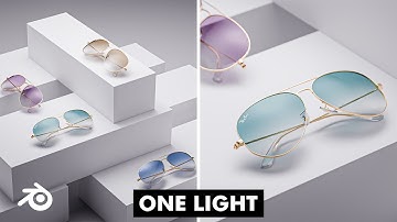 Real Photographer Explains One-Light Product Lighting in Blender