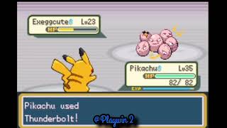 Red vs Green 5 battle - Pokémon Mega Fire Red version @SeaBlue29653