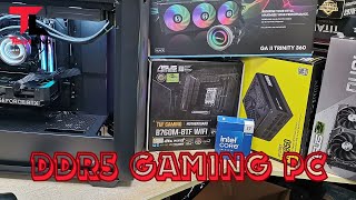 DDR5 Gaming pc Build 14th Gen Core i7 14700K MSI B760M BTF WIFI Asus RTX 4060 Ti OC  | Tech Land