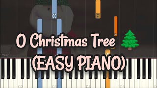 O Christmas Tree | X'mas | Christmas Carol (Simple Piano, Piano Tutorial) Sheet 琴譜