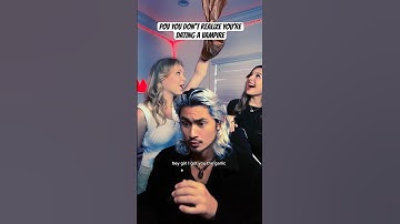 When you don’t realize you’re dating a vampire…🧛‍♂️