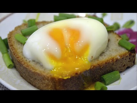 Яйцо пашот за 1 минуту - рецепт быстрого завтрака.