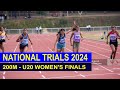 Selection trials 2024 under 20 200m women finals