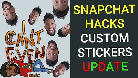 SNAPCHAT HACKS: SNAPCHAT SCISSORS TOOL FOR CUSTOM STICKERS: SNAPCHAT 101 EMilio Mils