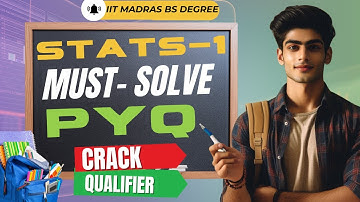 iitm qualifier exam question paper | Most important statistics(stats-1) 1 PYQ