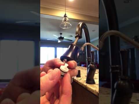 Delta pull down single handle faucet