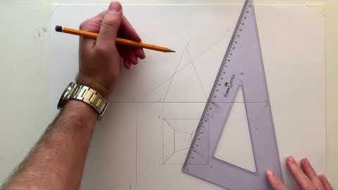Drafting: Simply Inclined Plane Cutting A Square Based Pyramid