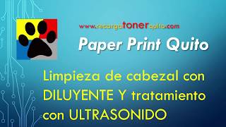 Servicio Tecnico Epson | Limpieza cabezal con ultrasonido