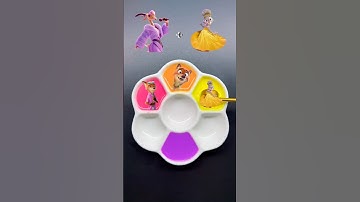 Zootopia Color Mixing | Guess The mixed color #colors #satisfying #judyhopps #zootopia2