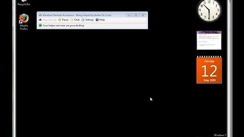 Windows 7 Remote Assistance **HD 720p**