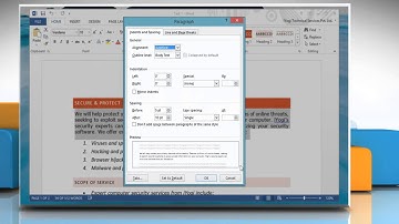 How to change Line Spacing in Microsoft® Word 2013 on a Windows® 8.1 PC