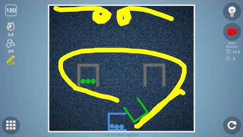 Check out how I solved level 180 in Brain It On! #BrainItOn