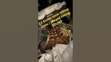 2.2 Ecotec engine loose timing chain / jumped timing SOUND #engine