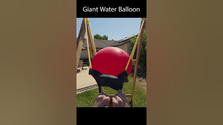 Huge Water Balloon Launch #shorts