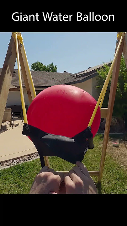 Huge Water Balloon Launch #shorts