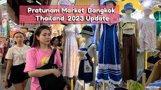 Walking tour-Pratunam Market (EP-2) update 2023 Best Wholesale Clothing Market in Bangkok #pratunam