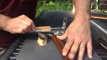 The KME Axe Sharpening System - How to put a razor sharp convexed edge on your axes