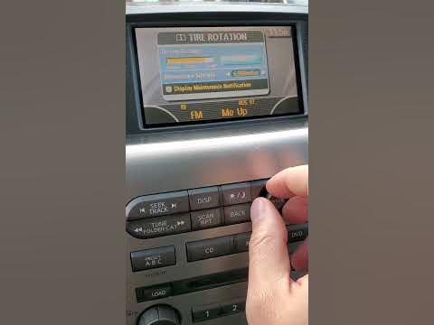 2007 Infiniti QX56 Maintenance reset tire rotation oil change etc - YouTube