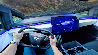 What It's Like To Drive A Tesla Cybertruck (POV)