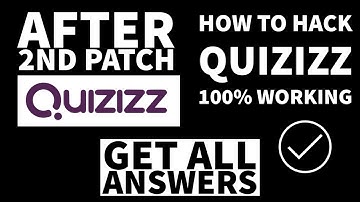 How to hack QUIZIZZ  UPDATED VERSION AFTER SECOND PATCH | full short tutorial | 100% WORKING |