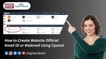 How To Create Website Official Email ID Or Webmail Using Cpanel