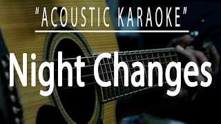 Night changes - One Direction (Acoustic karaoke)
