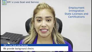 DM's Live Scan and Services