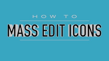 HOW TO: Mass save/edit icons in photoshop [cs6 version]