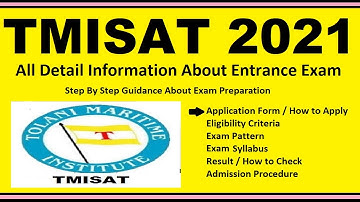 TMI SAT 2021 - Notification, Dates, Application, Eligibility, Admit Card, Pattern, Syllabus, Result