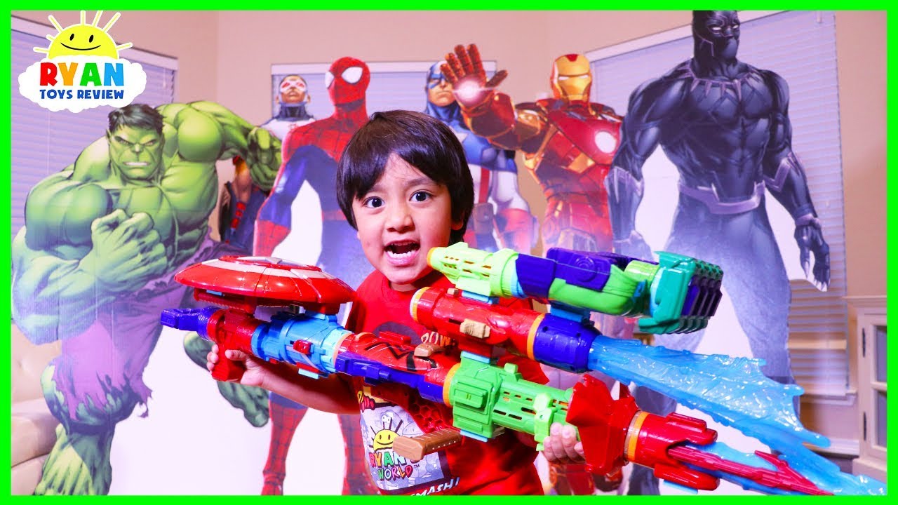 superhero toy videos