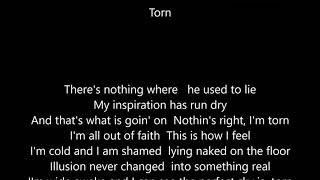 Natalie Imbruglia  - Torn  -  Scroll lyrics  &quot;22&quot;