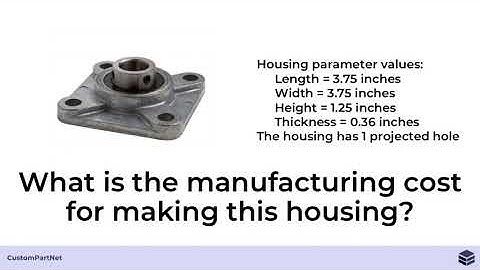 Die Casting Cost Estimator Tutorial (geometry based)