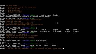 Full Docker Container Lifecycle Tutorial: Run, Inspect, Stop, and Remove Update
