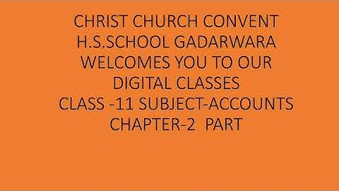 Class 11 Accounts Chapter 2 Part 2 Single Entry System And Double Entry System by Amit Toshniwal