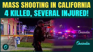 U.S Breaking: MASS SHOOTING at Family Event in California | 4 KILLED, Many Injured | Probe Initiated