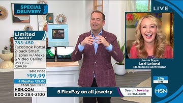 Facebook Portal 2Pack Smart Display with Alexa and Video...