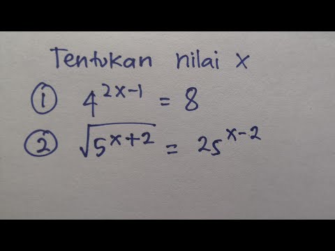 Menentukan Nilai X