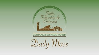 Wednesday  Mass at 8:30 AM  on March 11th