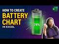 How to Create a Battery Chart in Excel | Excel Dashboard | Data Visualization(Step-by-Step Tutorial)