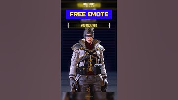 How to Get FREE Emote in CODM Today! 🔥 #callofduty #cod #callofdutymobile #emote