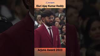 Shri Illuri Ajay Kumar Reddy (Blind Cricket) conferred with Arjuna Award 2023 by President Murmu