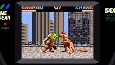 primal rage game gear sauron run