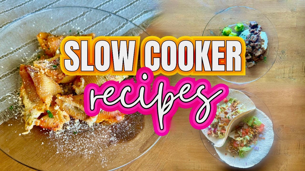 3 SUPER EASY SLOW COOKER RECIPES | Family Dinner Recipes | What's for ...