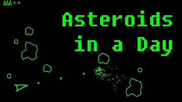 I made Asteroids in Godot in a day. (20 Games Challenge #4)