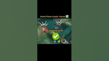 Khufra Flicker Combo Tutorial Mobile legends #ml2b #khufra #mlbb #tutorialmlbb