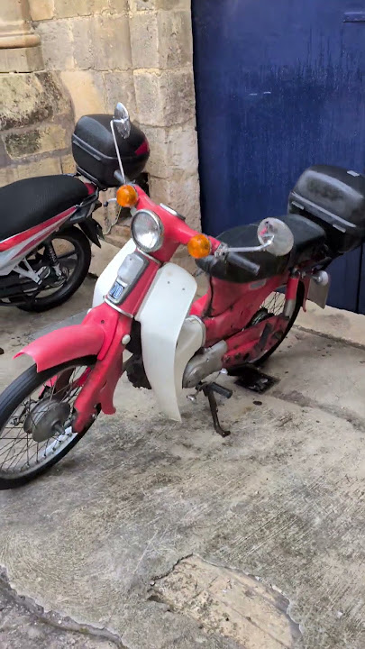 HONDA C70 SUPER CUB AND VESPA