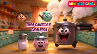 Uma Caneca e Chaleira, Viro Vira | Música Infantil | Mini Kids Canal | Desenho Animado para Crianças